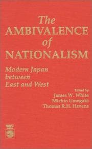 Tapa de The Ambivalence of nationalism