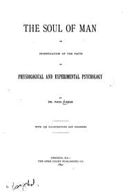 Tapa de The Soul of Man: An Investigation of the Facts of Physiological and ..