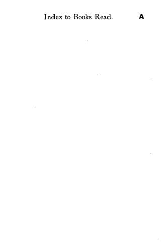 Tapa de The Books I Have Read: Blank Forms
