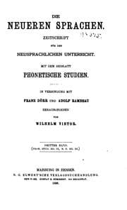 Tapa de Die neueren Sprachen: Zeitschrift für Forschung, Unterricht und Kontadtstudium auf dem ...