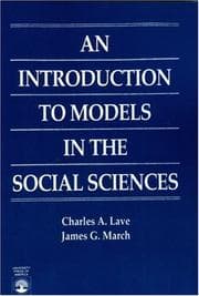 Tapa de An introduction to models in the social sciences