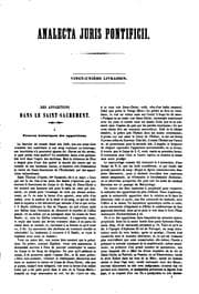 Tapa de Analecta juris pontificii.