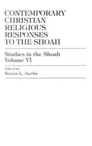 Tapa de Contemporary Christian religious responses to the Shoah