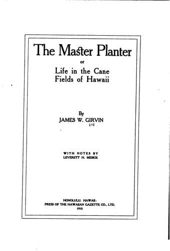 Tapa de The master planter