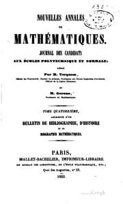 Tapa de Nouvelles annales de mathématiques: journal des candidats aux Écoles ...