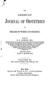 Tapa de The American Journal of Obstetrics and Diseases of Women and Children