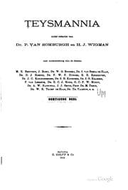 Tapa de Teysmannia: magazyn van horticultuur en landbouw der tropen