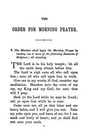 Tapa de A Book of Prayer for the Church and the Home: With Selections from the Psalms.