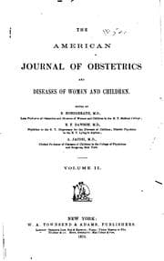 Tapa de The American Journal of Obstetrics and Diseases of Women and Children
