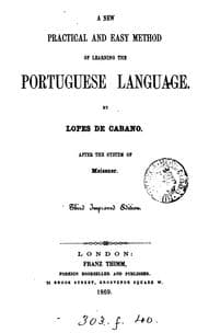 Tapa de A new practical and easy method of learning the Portuguese language