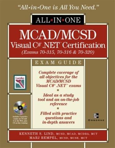 Tapa de MCAD/MCSD Visual C# .Net certification