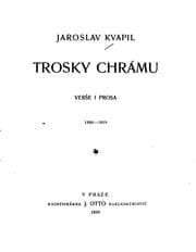 Tapa de Trosky chrámu: verše i prosa 1888-1899