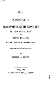 Tapa de Ausgang der französischen Herrschaft in Ober-italien und Brescia-mailänder Militär-verschwörung