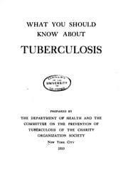Tapa de What You Should Know about Tuberculosis