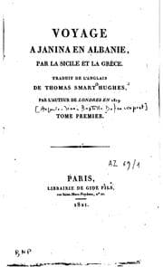 Tapa de Voyage à Janina en Albanie par la Sicile et la Grèce