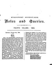 Tapa de Advertiser Notes and Queries