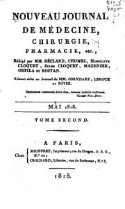 Tapa de Nouveau journal de médecine, chirurgie, pharmacie, etc