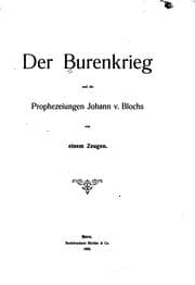Tapa de Der Burenkrieg und die Prophezeiungen Johann V. Blochs
