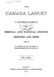 Tapa de Canada Lancet
