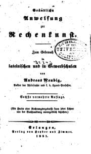Tapa de Gründliche Anweisung zur Rechenkunst: Zum Gebrauch in Lateinischen und in ...