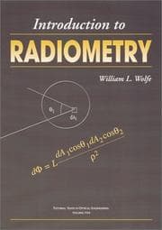 Tapa de Introduction to radiometry
