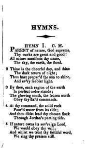 Tapa de Hymns for the Use of the Society of United Christian Friends: Professing the ...