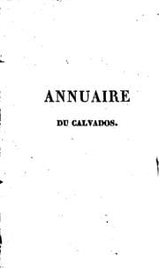 Tapa de Annuaire du département du Calvados pour l'année ...