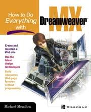 Tapa de How to do everything with Dreamweaver MX