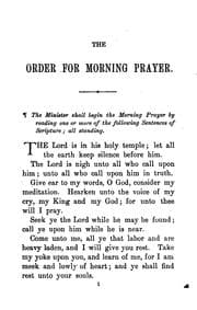 Tapa de A Book of Prayer for the Church and the Home: With Selections from the Psalms.