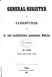 Tapa de Schmidt's Jahrbücher der in- und ausländischen gesammten Medizin
