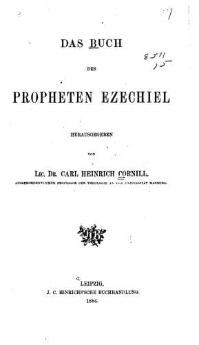 Tapa de Das Buch des Propheten Ezechiel