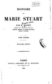 Tapa de Histoire de Marie Stuat