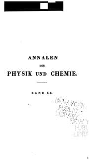 Tapa de Annalen der Physik und Chemie