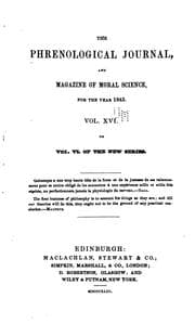 Tapa de The Phrenological Journal, and Magazine of Moral Science