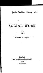 Tapa de The Social Welfare Library