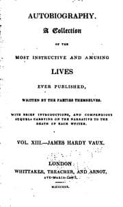 Tapa de Autobiography, a Collection of the Most Instructive and Amusing Lives Ever Published