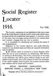 Tapa de Social Register Locater