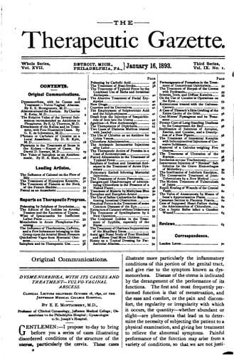Tapa de Therapeutic Gazette