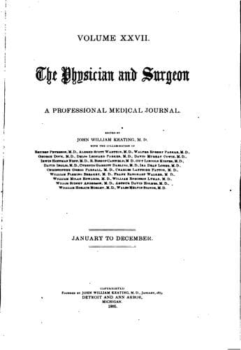 Tapa de Physician and Surgeon