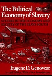 Tapa de The political economy of slavery