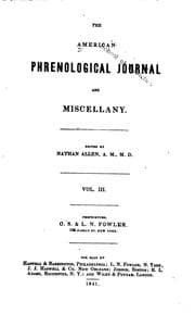 Tapa de The American Phrenological Journal and Miscellany