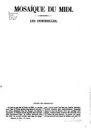 Tapa de La Mosaïque du midi: publication mensuelle
