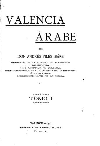 Tapa de Valencia árabe