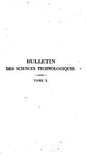 Tapa de Bulletin universel des sciences et de l'industrie