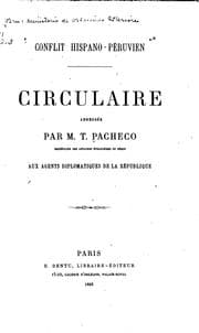 Tapa de Conflit hispano-péruvien: circulaire