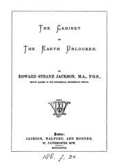 Tapa de The cabinet of the Earth unlocked
