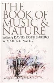 Tapa de The book of music and nature