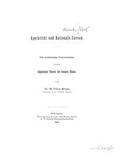 Tapa de Apolarität und rationale Curven: Eine systematische Voruntersuchung zu einer allgemeinen Theorie ...