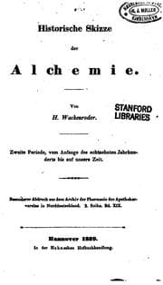 Tapa de Historische Skizze der Alchemie: Zweite Periode, vom anfange des achtzehnten ...