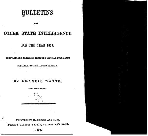 Tapa de Bulletins and Other State Intelligence